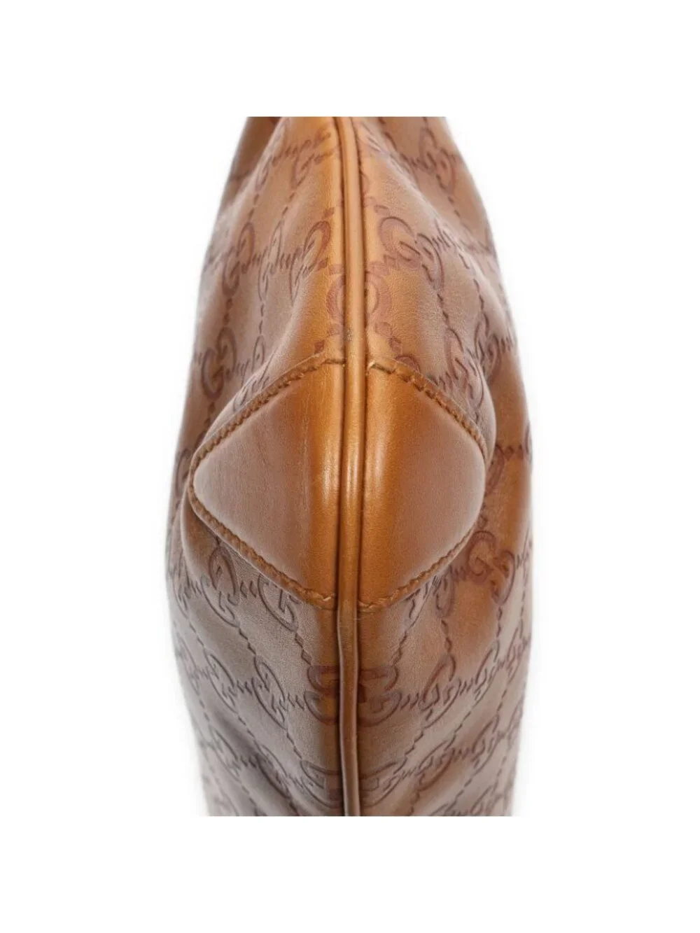 Gucci Horsebit Creole Hobo Orange Guccissima